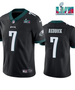 Haason Reddick 7 Philadelphia Eagles Super Bowl LVII Vapor Limited Men Jersey - Black