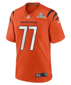 Hakeem Adeniji 77 Cincinnati Bengals Super Bowl LVII Champions Men Alternate Game Jersey - Orange