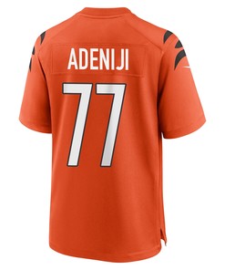 Hakeem Adeniji 77 Cincinnati Bengals Super Bowl LVII Champions Men Alternate Game Jersey - Orange