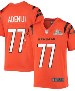 Hakeem Adeniji 77 Cincinnati Bengals Super Bowl LVII Champions Youth Alternate Game Jersey - Black