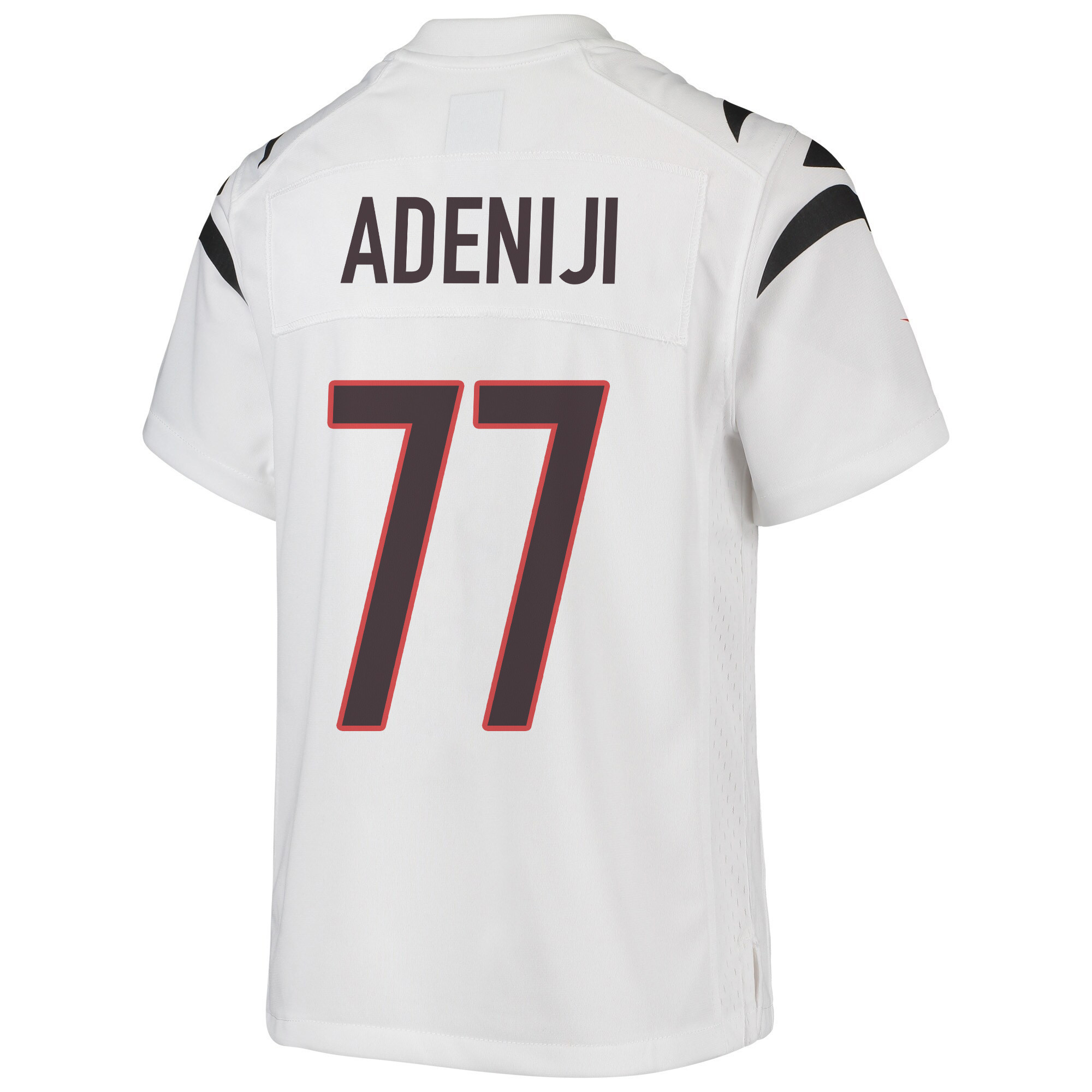 Hakeem Adeniji 77 Cincinnati Bengals Super Bowl LVII Champions Youth Game Jersey - White