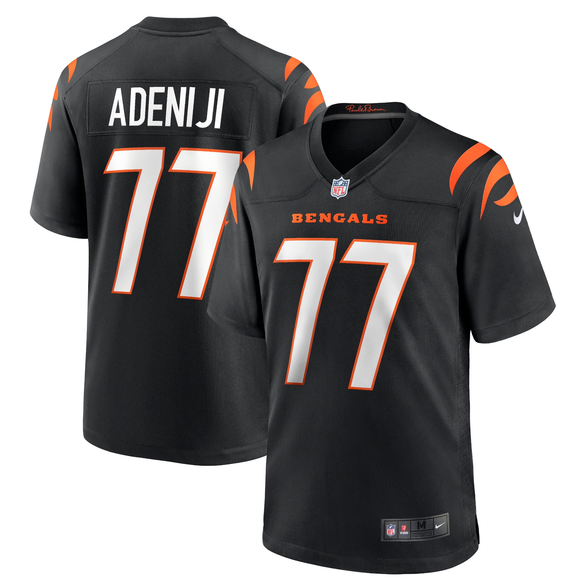 Hakeem Adeniji Cincinnati Bengals Game Jersey - Black Nfl