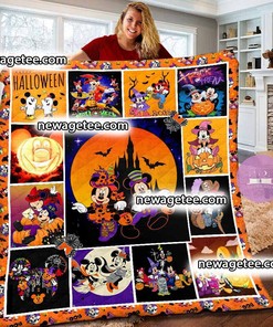 Halloween Mickey Mouse Baby Quilt Blanket