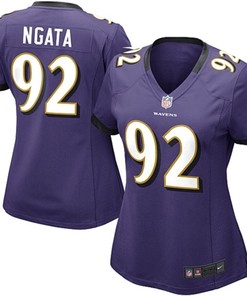 Haloti Ngata Baltimore Ravens Nike Womens Game Jersey - Purple