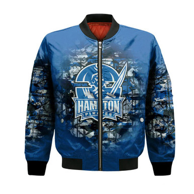 Hampton Pirates Bomber Jacket Camouflage Vintage - NCAA