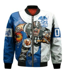 Hampton Pirates Bomber Jacket Football Go On - NCAA
