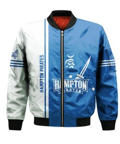 Hampton Pirates Bomber Jacket Half Style - NCAA