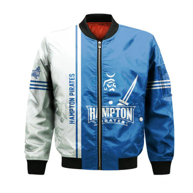 Hampton Pirates Bomber Jacket Half Style - NCAA