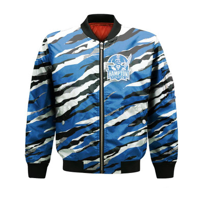 Hampton Pirates Bomber Jacket Sport Style Keep Go On - NCAA