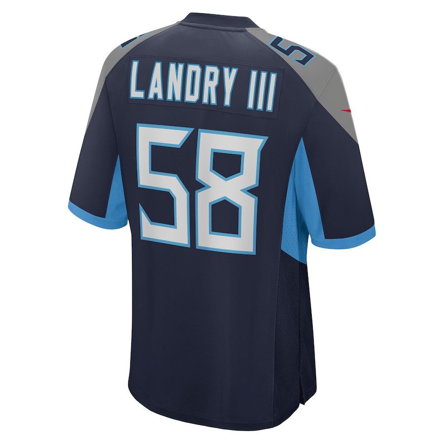 Harold Landry III Tennessee Titans Game Jersey - Navy