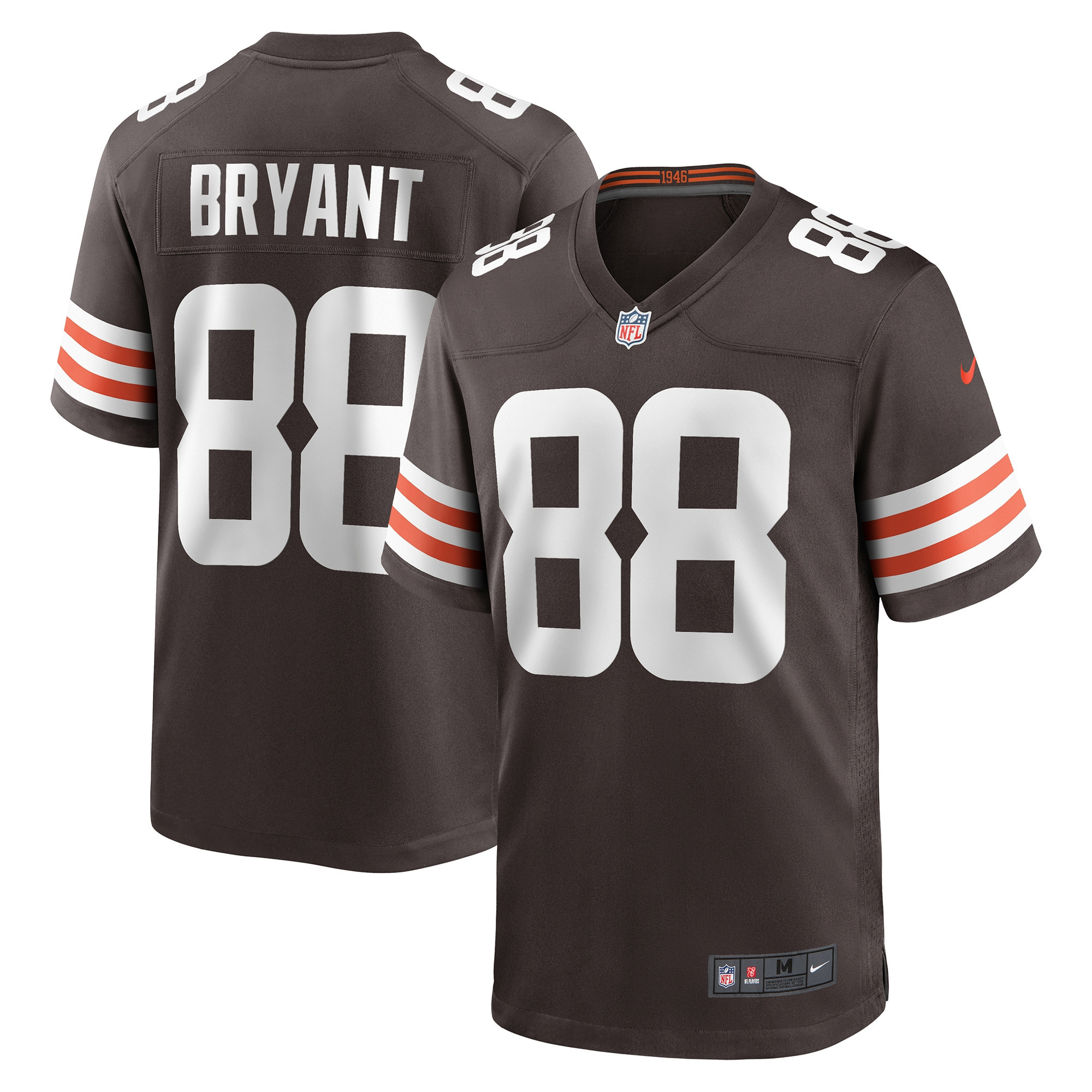Harrison Bryant Cleveland Browns Game Jersey - Brown Nfl
