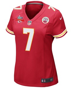 Harrison Butker 7 Kansas City Chiefs Super Bowl LVII Champions 3 Stars Women Game Jersey - Red