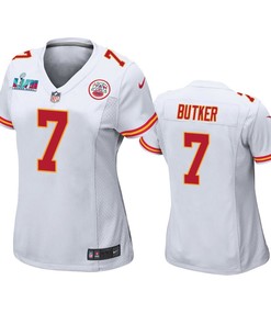 Harrison Butker 7 Kansas City Chiefs Super Bowl LVII Game Jersey - Women White