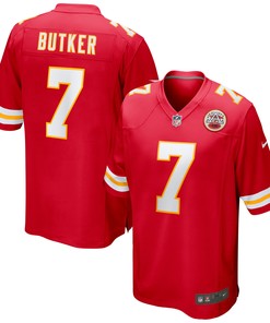 Harrison Butker Kansas City Chiefs Game Jersey - Red Nfl