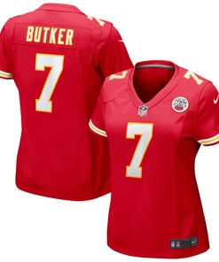 Harrison Butker Kansas City Chiefs Womens Game Jersey - Red Nfl