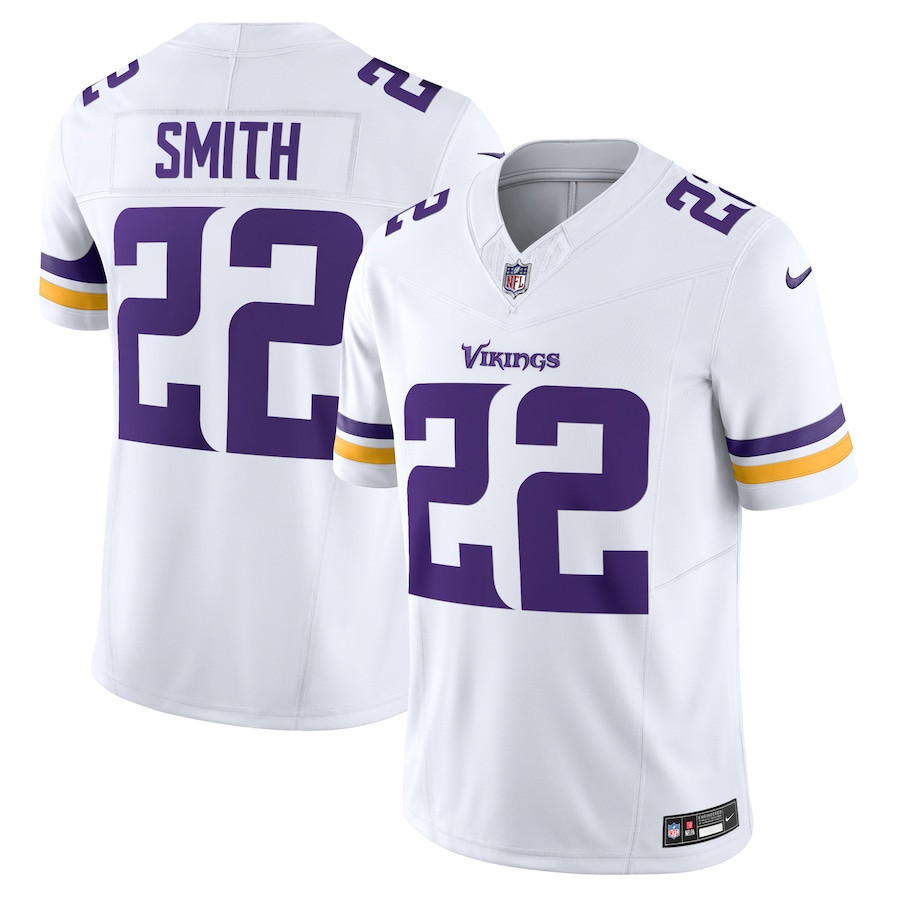 Harrison Smith 22 Minnesota Vikings Classic Vapor F.U.S.E. Limited Men Jersey - White
