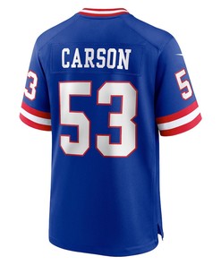 Harry Carson New York Giants Classic Retired Player Game Jersey - Royal