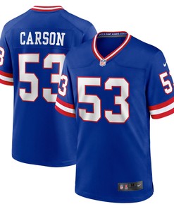 Harry Carson New York Giants Classic Retired Player Game Jersey - Royal Nfl