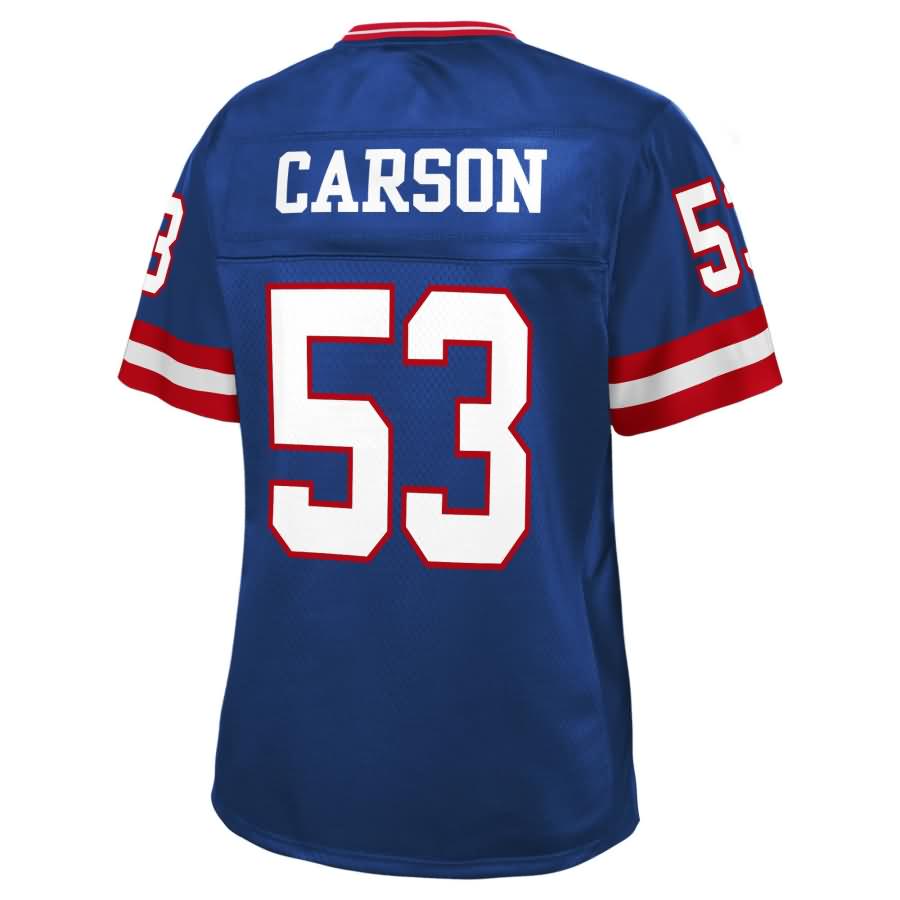 Harry Carson New York Giants Nfl Pro Line Womens Retired Player Jersey - Royal