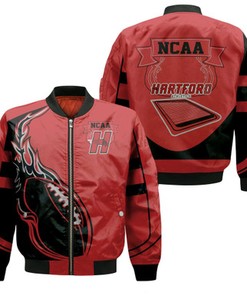 Hartford Hawks Bomber Jacket  - Fire Football - NCAA
