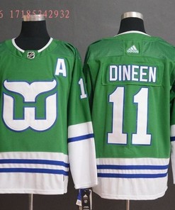 Hartford Whalers Kevin Dineen #11 2020 Nhl Green Jersey Jersey