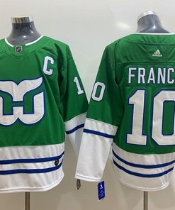 Hartford Whalers Ron Francis #10 2020 Nhl Green Jersey Jersey
