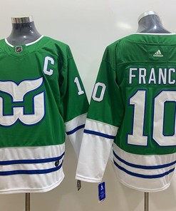 Hartford Whalers Ron Francis Nhl 2020 Green Jersey