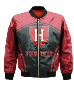 Harvard Crimson Bomber Curve Style Sport- NCAA