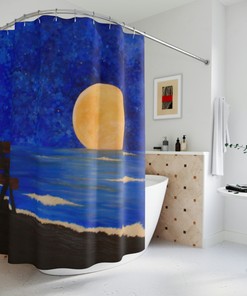 Harvest Moon Shower Curtain - Bring the Beauty of Nature to Your Bathroom Decor