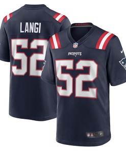 Harvey Langi New England Patriots Game Player Jersey - Navy Nfl