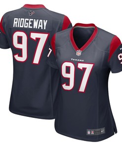 Hassan Ridgeway 97 Houston Texans Women's Game Player Jersey - Navy