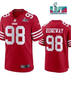Hassan Ridgeway 98 San Francisco 49Ers Super Bowl LVII Men Game Jersey- Scarlet