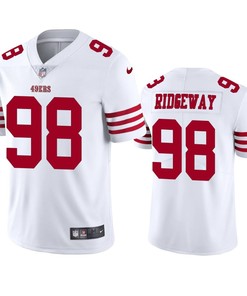 Hassan Ridgeway San Francisco 49ers 98 White Vapor Limited Jersey