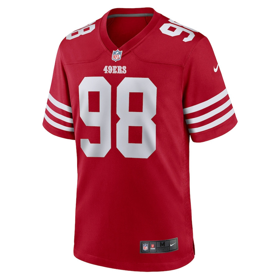 Hassan Ridgeway San Francisco 49ers Game Player Jersey - Scarlet