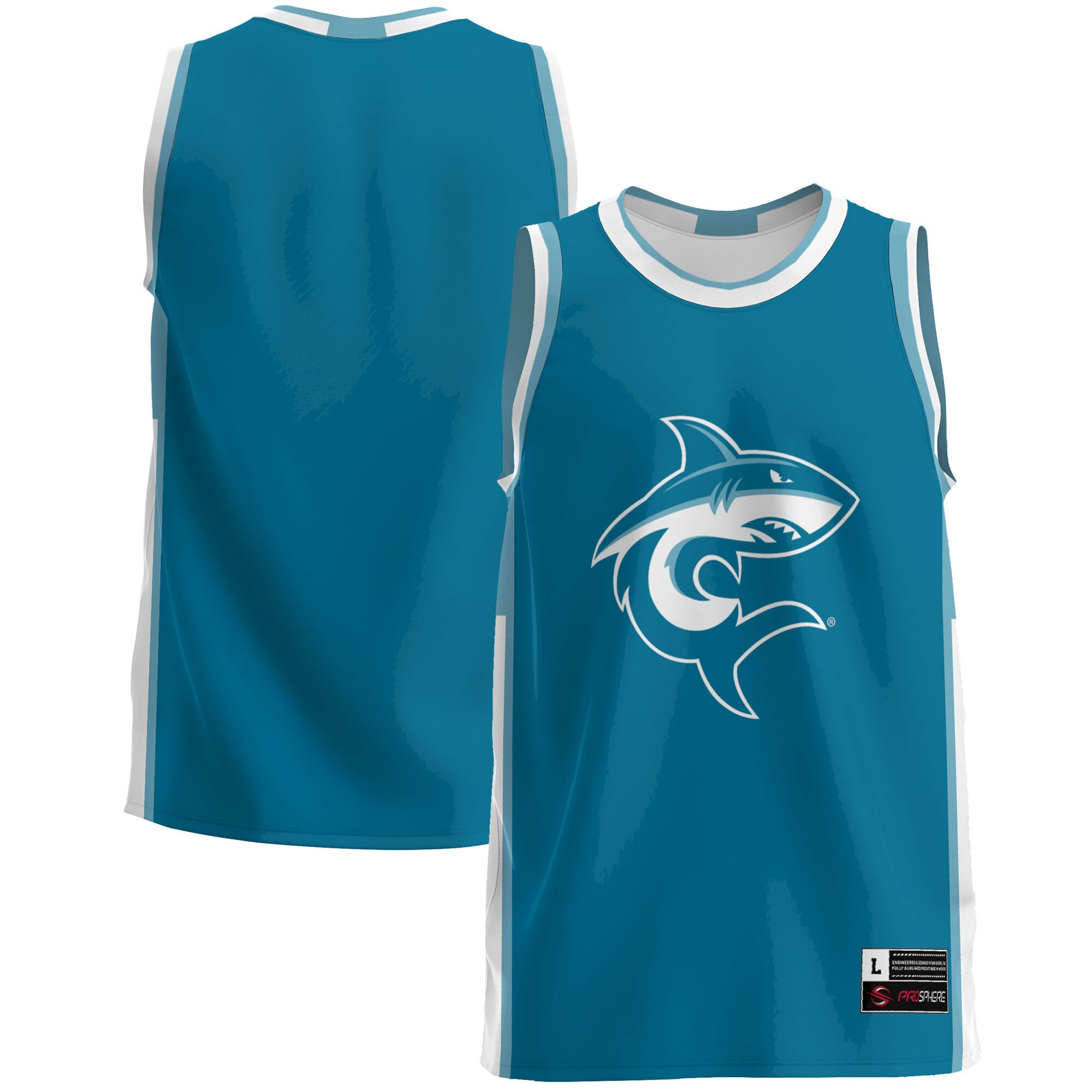 Hawaii Pacific Sharks Basketball Jersey - Teal Ncaa