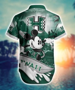 Hawaii Rainbow Warriors Mickey NCAA Hawaiian Shirt for Men And Women