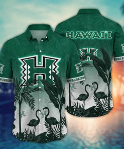 Hawaii Rainbow Warriors NCAA Flower Hawaii Shirt For Fans Ver 11
