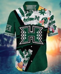 Hawaii Rainbow Warriors NCAA Flower Hawaii Shirt For Fans Ver 12