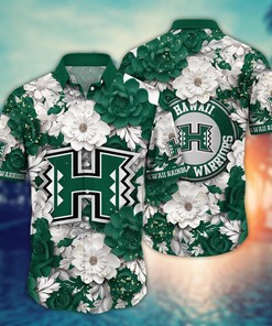 Hawaii Rainbow Warriors NCAA Flower Hawaii Shirt For Fans Ver 13