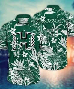 Hawaii Rainbow Warriors NCAA Flower Hawaii Shirt For Fans Ver 14