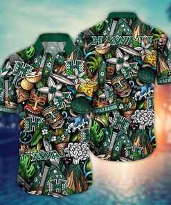 Hawaii Rainbow Warriors NCAA Flower Hawaii Shirt For Fans Ver 18