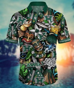 Hawaii Rainbow Warriors NCAA Flower Hawaii Shirt For Fans Ver 18