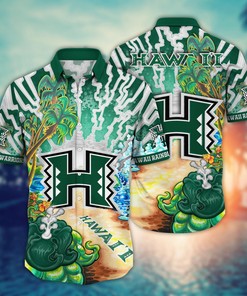 Hawaii Rainbow Warriors NCAA Flower Hawaii Shirt For Fans Ver 19