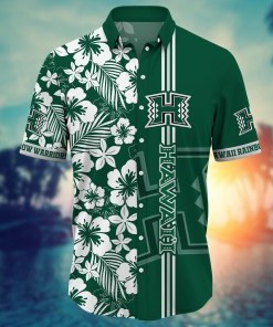 Hawaii Rainbow Warriors NCAA Flower Hawaii Shirt For Fans Ver 25