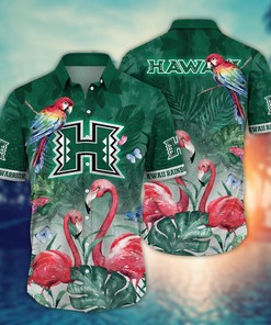 Hawaii Rainbow Warriors NCAA Flower Hawaii Shirt For Fans Ver 28