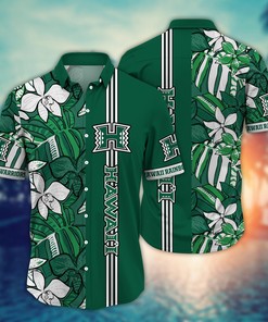 Hawaii Rainbow Warriors NCAA Flower Hawaii Shirt For Fans Ver 32