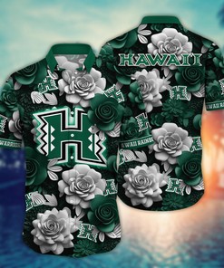 Hawaii Rainbow Warriors NCAA Flower Hawaii Shirt For Fans Ver 4