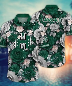 Hawaii Rainbow Warriors NCAA Flower Hawaii Shirt For Fans Ver 7