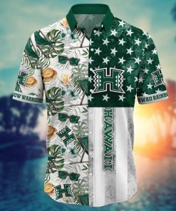 Hawaii Rainbow Warriors NCAA Flower Hawaii Shirt For Fans Ver 8