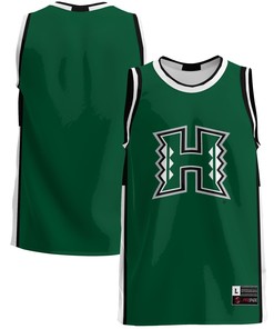 Hawaii Warriors Basketball Jersey - Green Ncaa